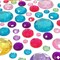 Wrapables Acrylic Self Adhesive Crystal Rhinestone Gem Stickers